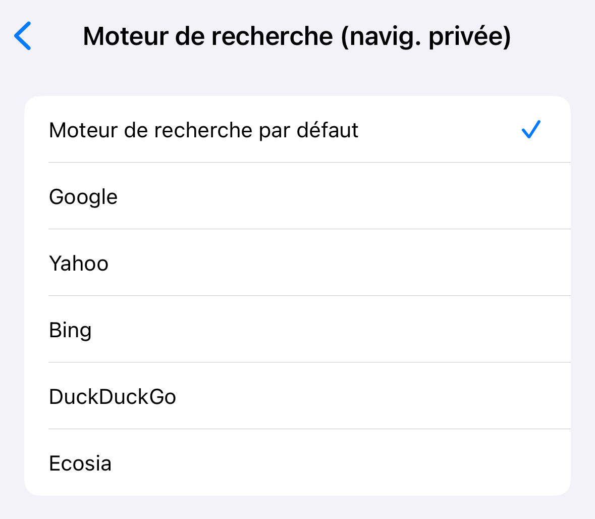 Comment changer votre moteur de recherche par défaut sur l'iPhone