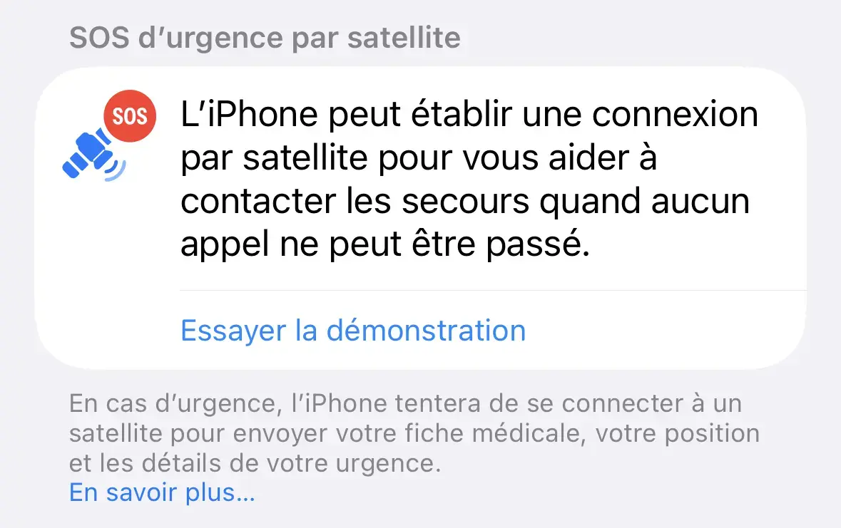 Ce randonneur a été sauvé grâce à la fonction SOS d'Urgence par satellite de l’iPhone