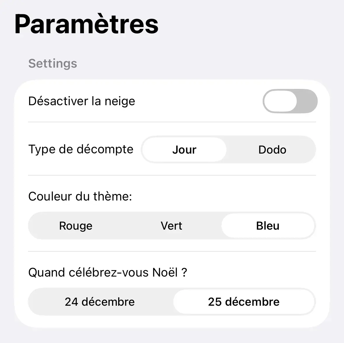 Compte à Rebours "Noël 2025" : l’app française revient pour patienter jusqu’au grand soir !