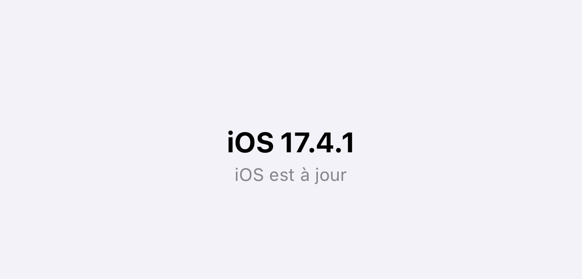 iOS 17.4.1