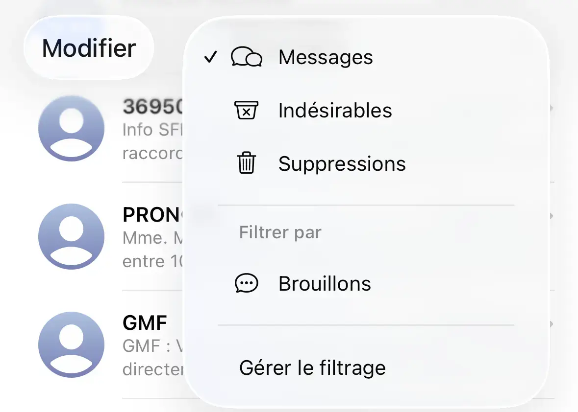 Comment utiliser les nouveaux filtres anti-spam de l'iPhone avec iOS 26