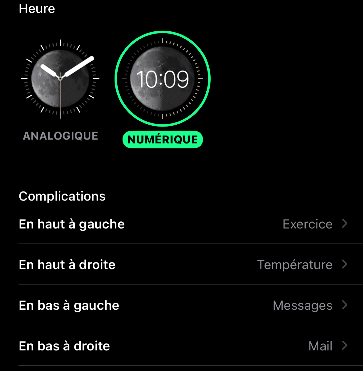 Cette petite particularité du cadran Lunaire de l'Apple Watch