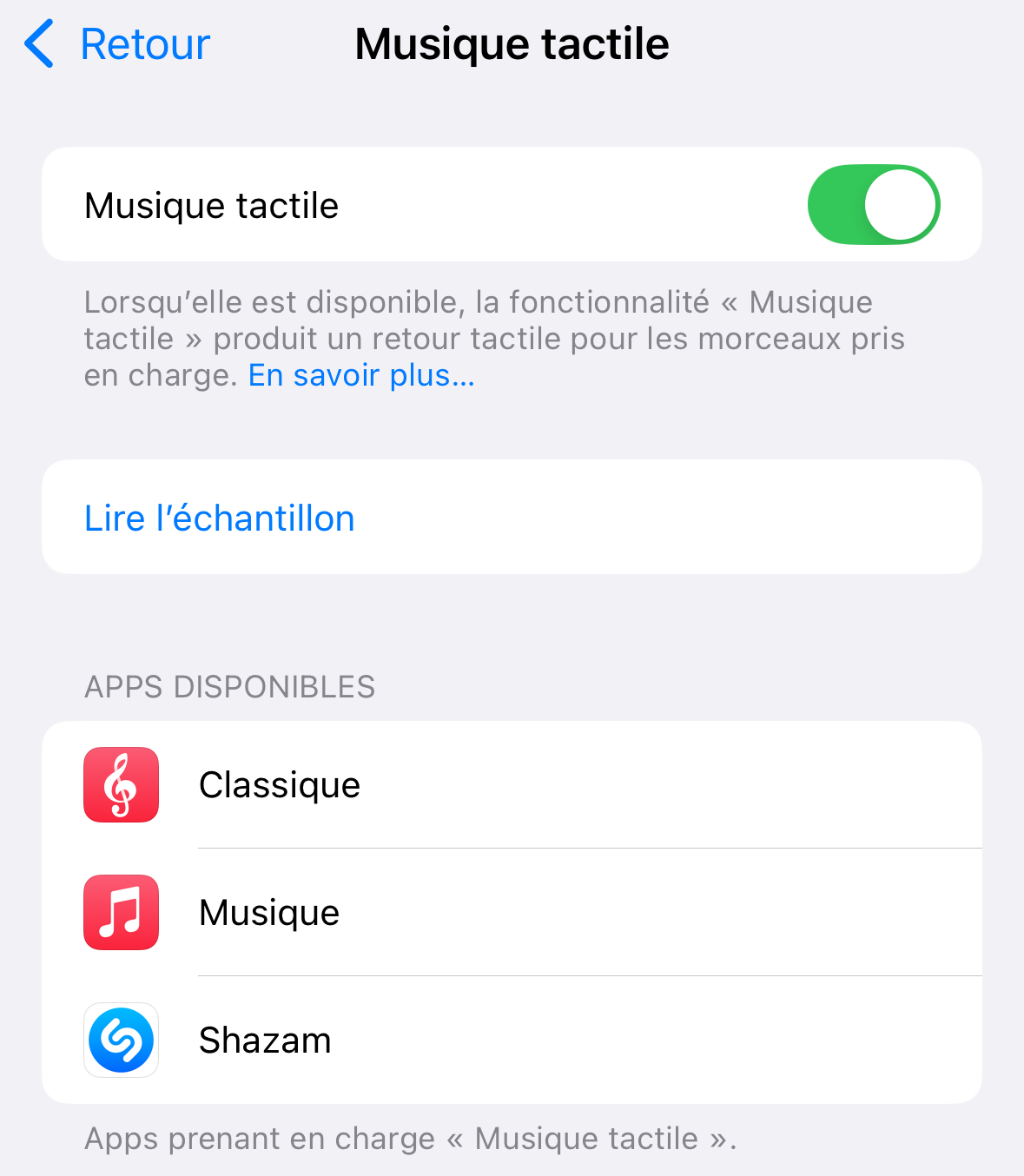 Shazam fait vibrer l'iPhone en rythme avec iOS 18