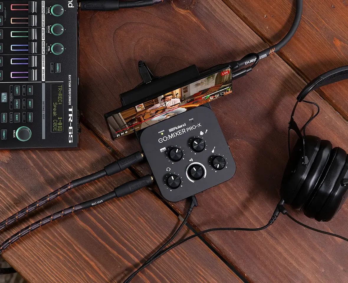 Go : Mixer Pro X : une interface audio nomade pour iOS et macOS  à 149€ chez Roland