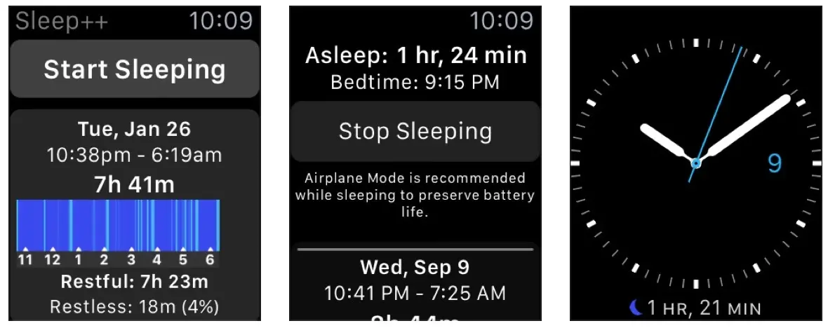 Apple Watch : Sleep++ améliore ses algorithmes de surveillance du sommeil