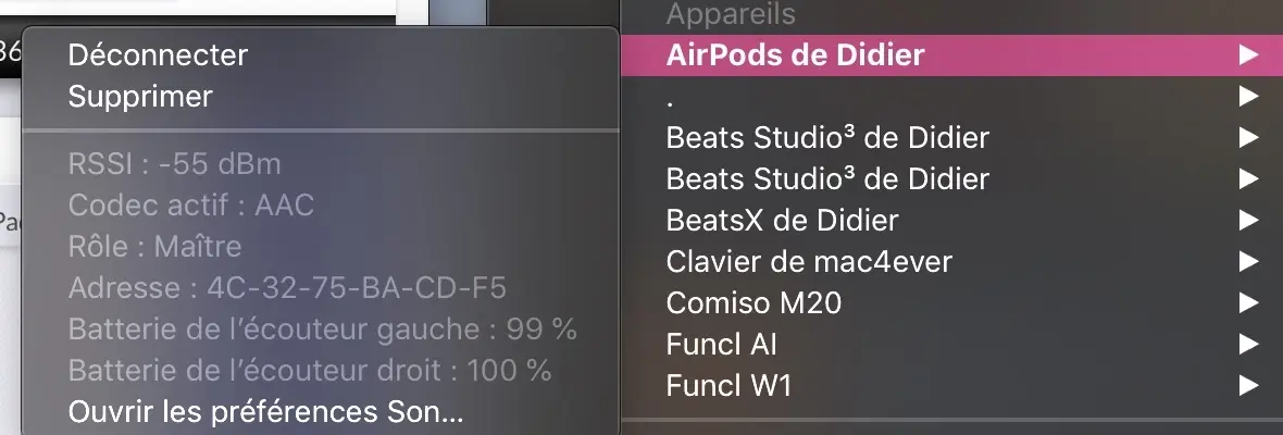 Audio & Bluetooth : les fausses promesses de l'aptX/AAC (qualité/latence/Mac/iOS)