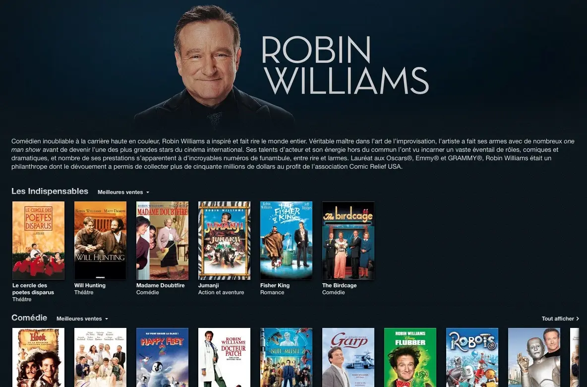 Apple rend à son tour hommage à Robin Williams