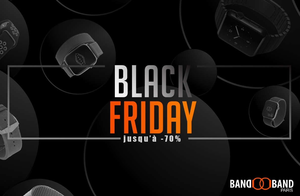 #BlackFriday : jusqu'à -70% sur les bracelets pour Apple Watch chez Band-Band