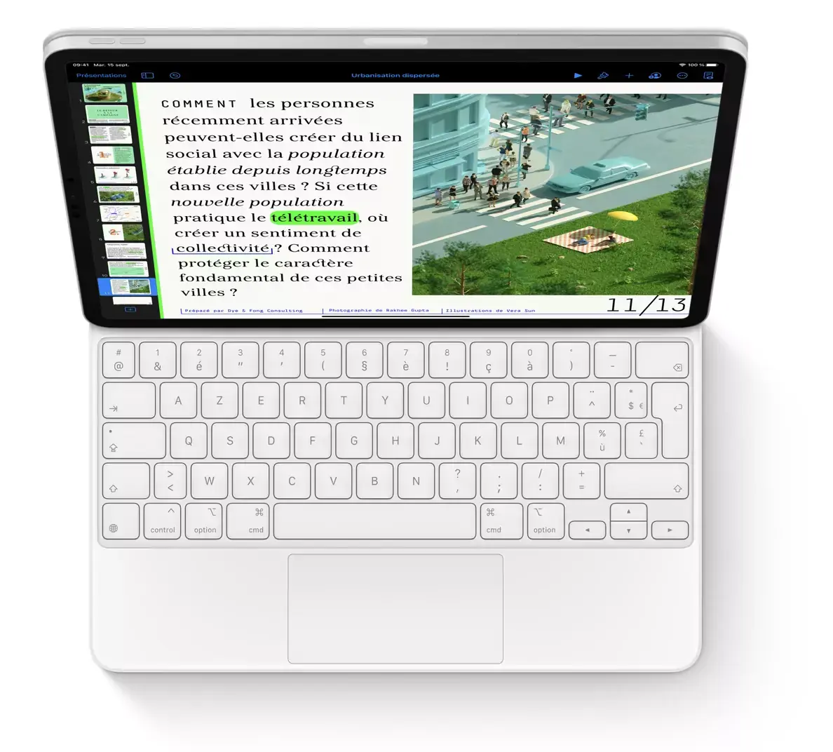 L'iPad Pro M1 : un nouveau Magic Keyboard blanc (à 399€ !) et d’autres accessoires