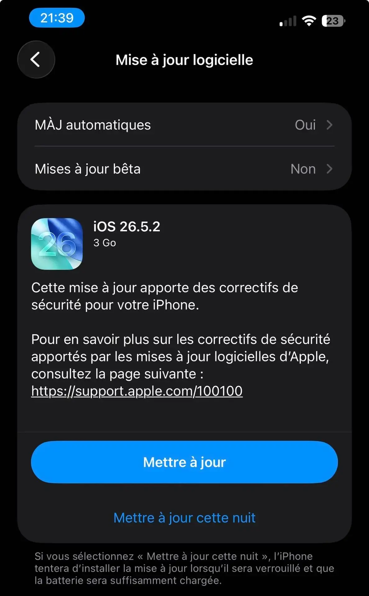 iPhone et IA&nbsp;: cette mise &agrave; jour de s&eacute;curit&eacute; corrige pr&egrave;s de 30 failles&nbsp;!