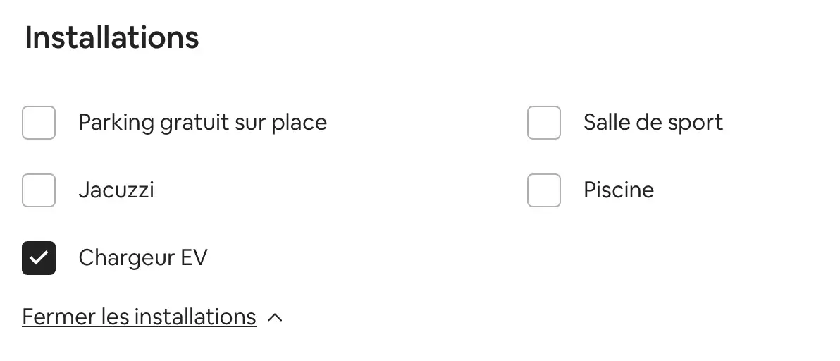 Airbnb, Booking : une option "chargeur EV" utilisée à toutes les sauces