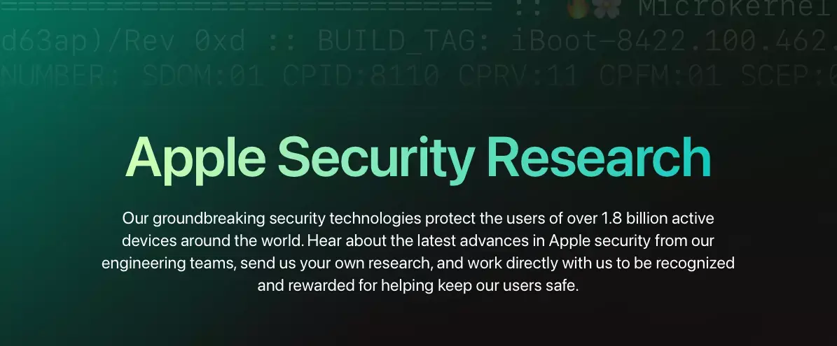 Apple lance un site dédié pour les chercheurs en sécurité