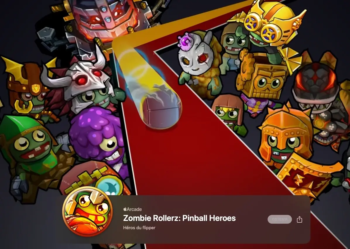 Zombie Rollerz : Pinball Heroes fera bientôt tilter Apple Arcade