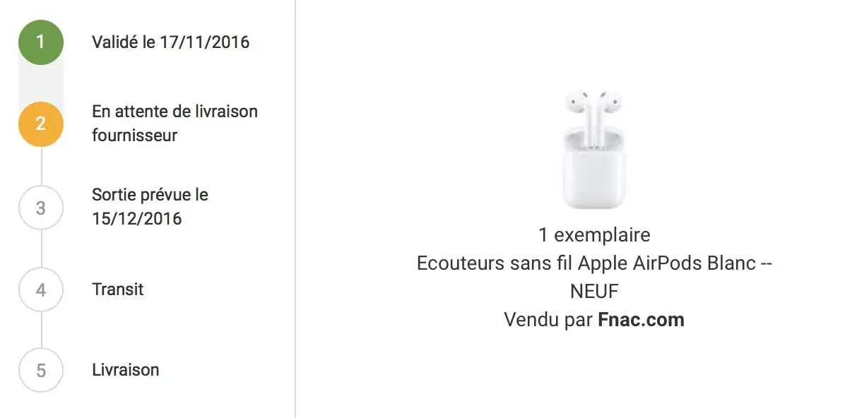 AirPods : la Fnac coupe les précommandes et annonce une sortie mi-décembre