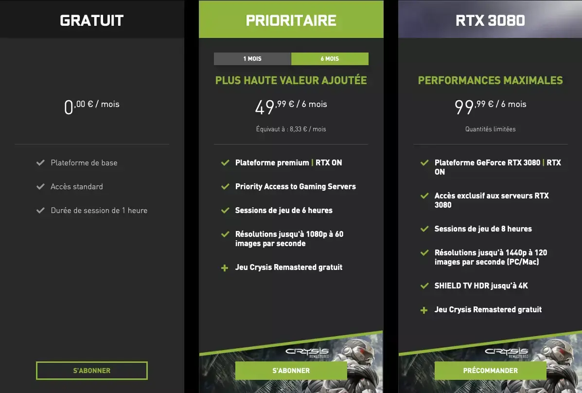 GeForce Now : la formule RTX 3080 est disponible en Europe (+ vidéos de prise en main)