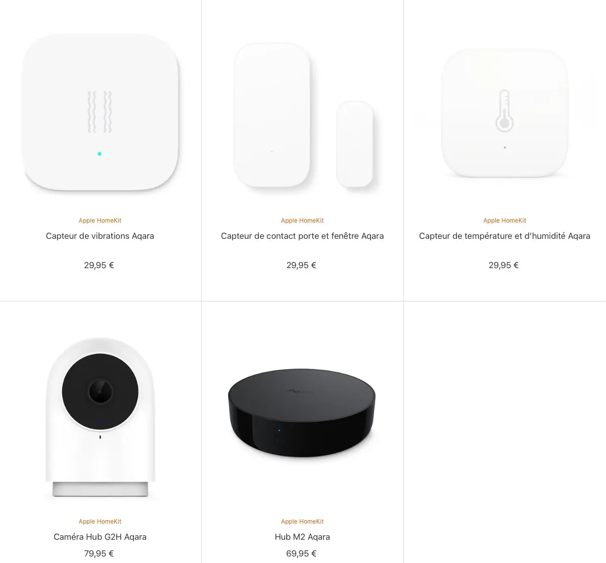 Les produits Aqara compatibles HomeKit débarquent sur l'Apple Store