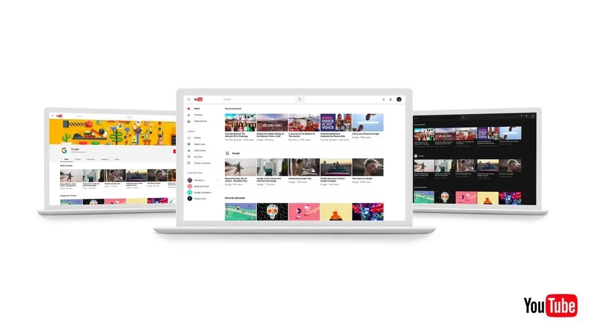 YouTube modernise son interface, également disponible en "mode foncé"