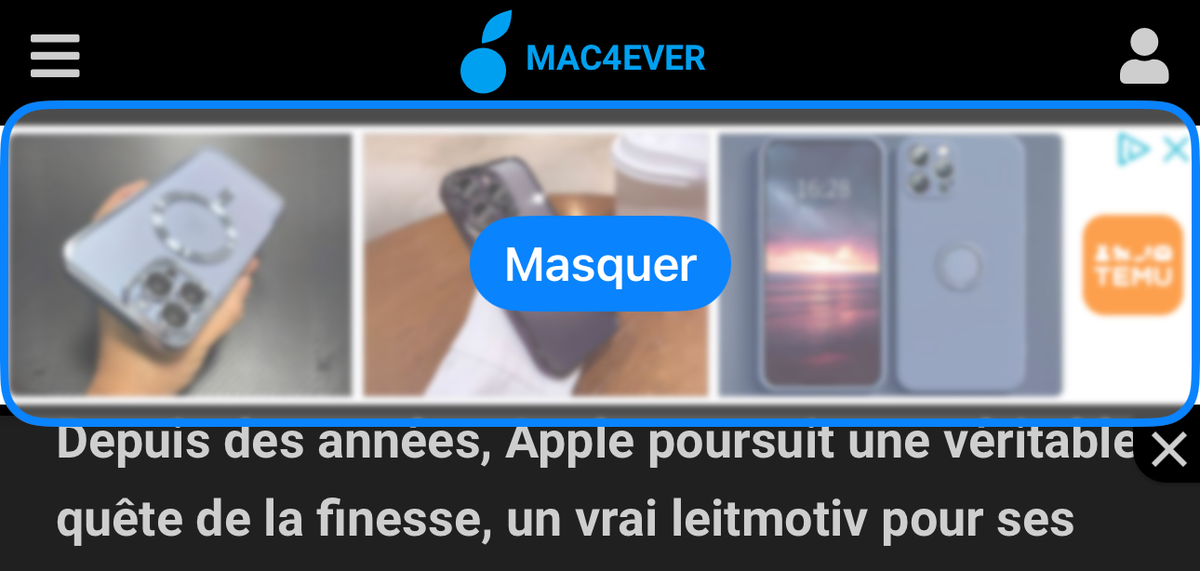 iOS 18 : Safari masque facilement... les bandeaux de cookies du RGPD, jugés "gênants"