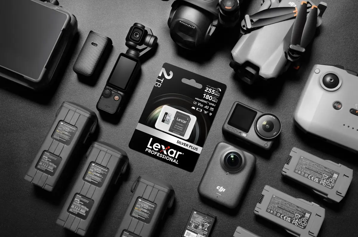 Lexar lance une carte microSD de 2 To pour les drones DJI, la Switch et bien plus encore