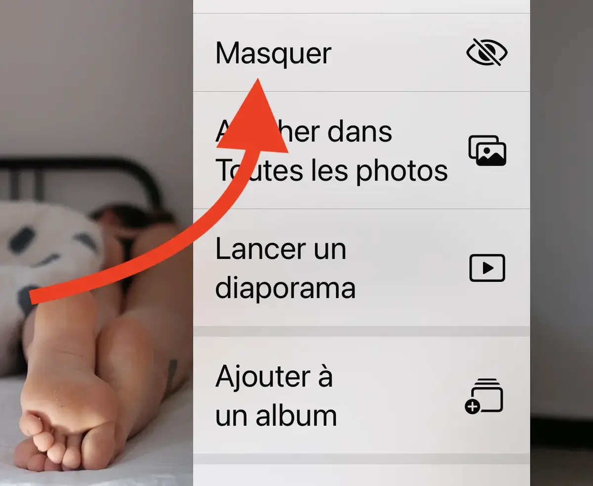 Pensez à masquer vos photos privées sur votre galerie photos !