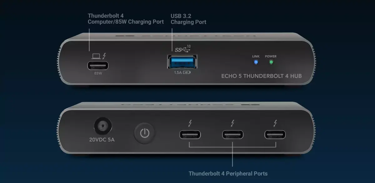 Echo 5 : un nouveau hub Thunderbolt 4 chez Sonnet