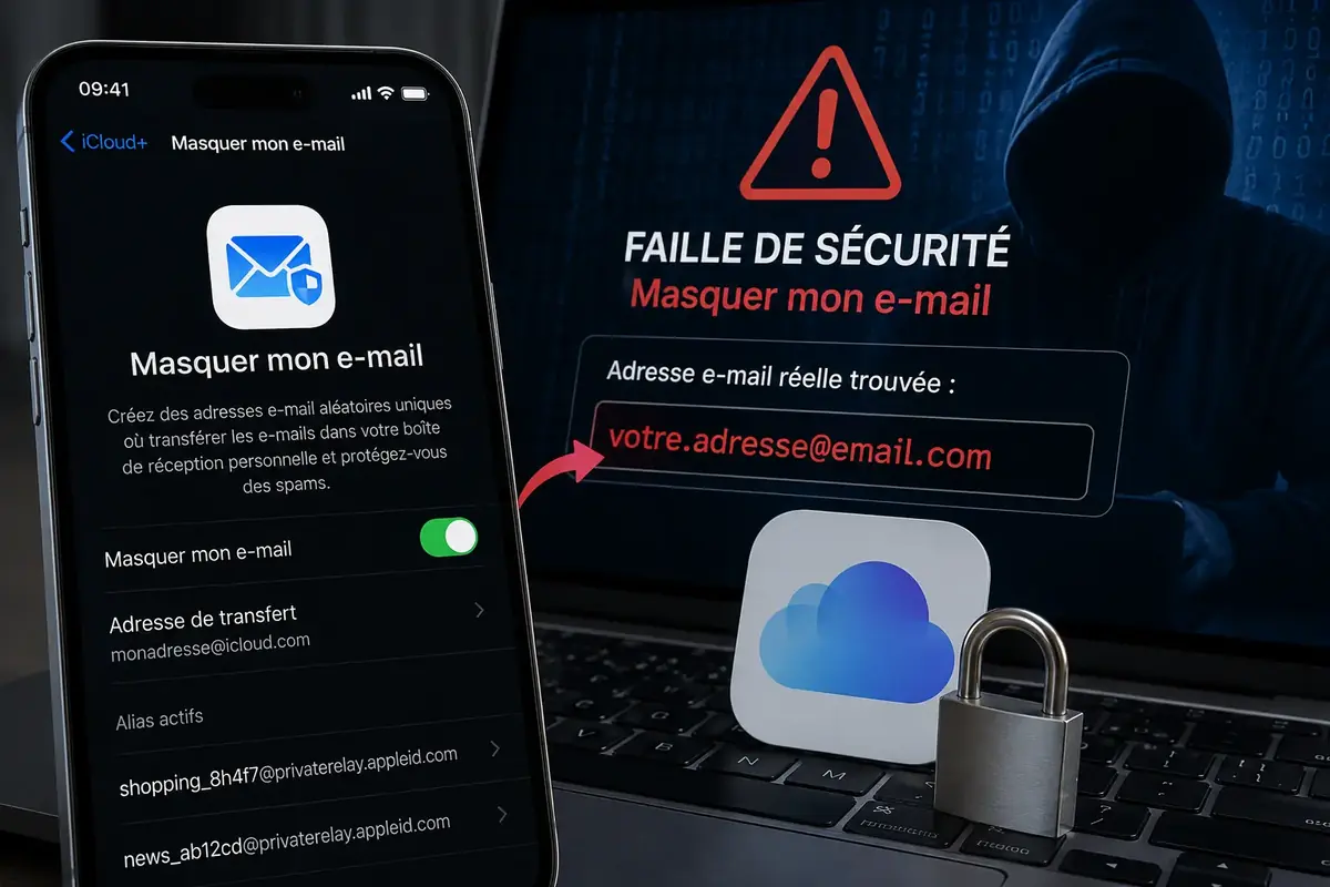cacher mon adresse email