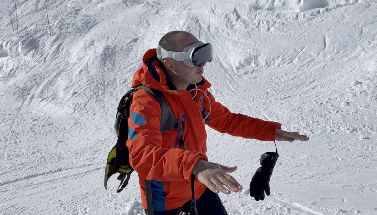 On a testé l'Apple Vision Pro au ski ! Un vrai potentiel, mal exploité