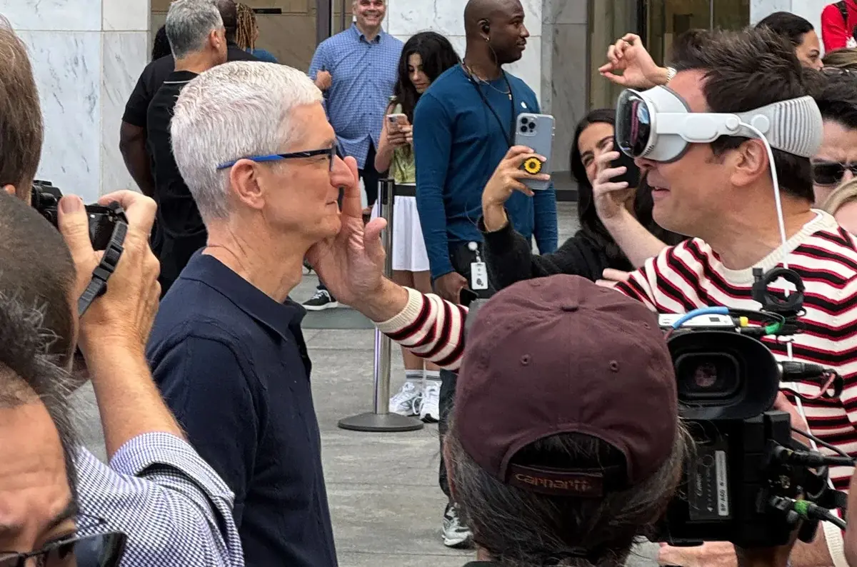 Tim Cook Jimmy Fallon