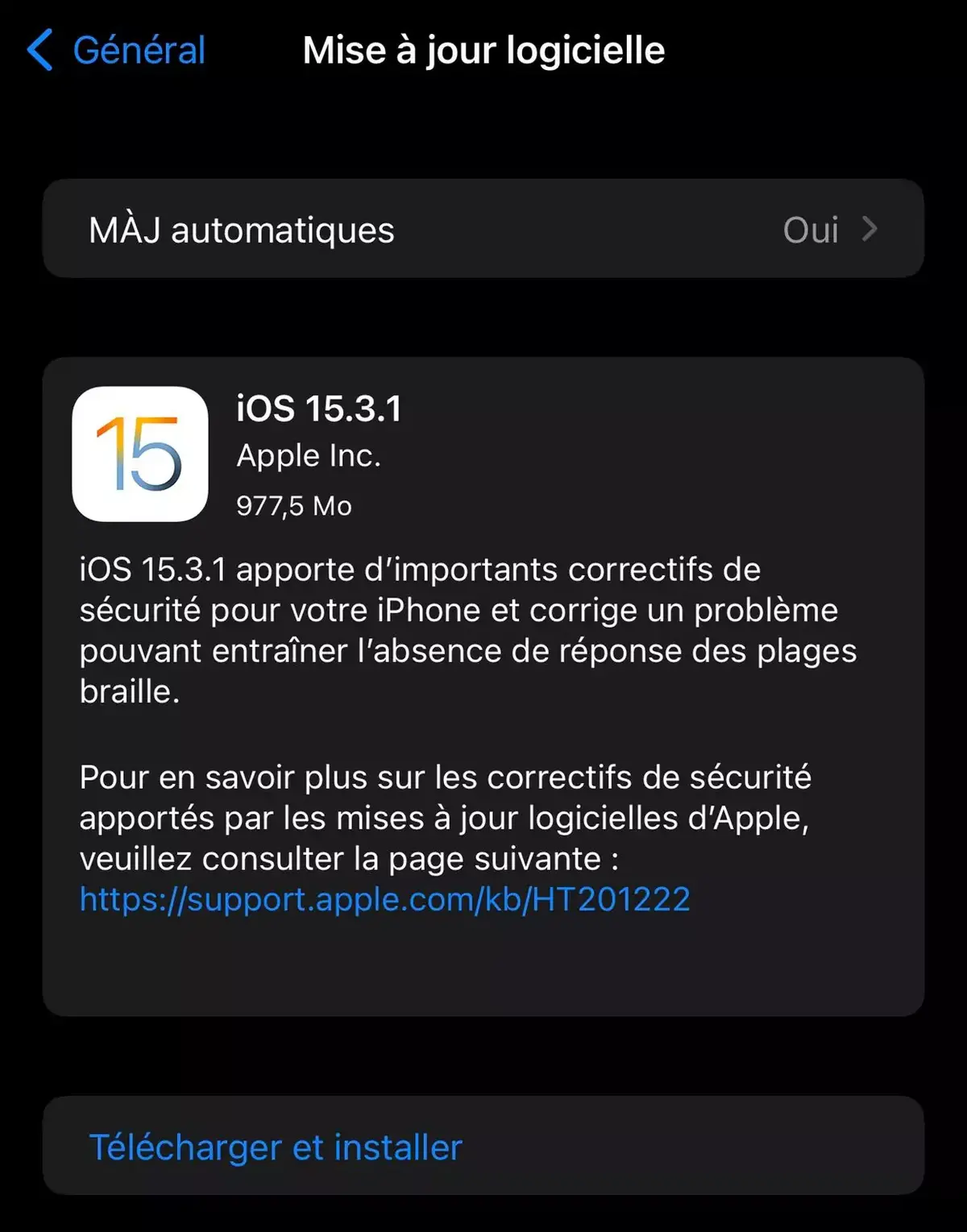 iOS 15.3.1, watchOS 8.4.2, macOS Monterey 12.2.1 : correctifs de sécurité, bug du Bluetooth...