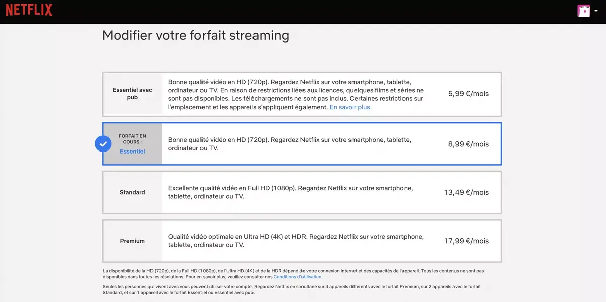 Netflix, la formule "Essentiel avec pub" est dispo en France (mais pas sur l'Apple TV)