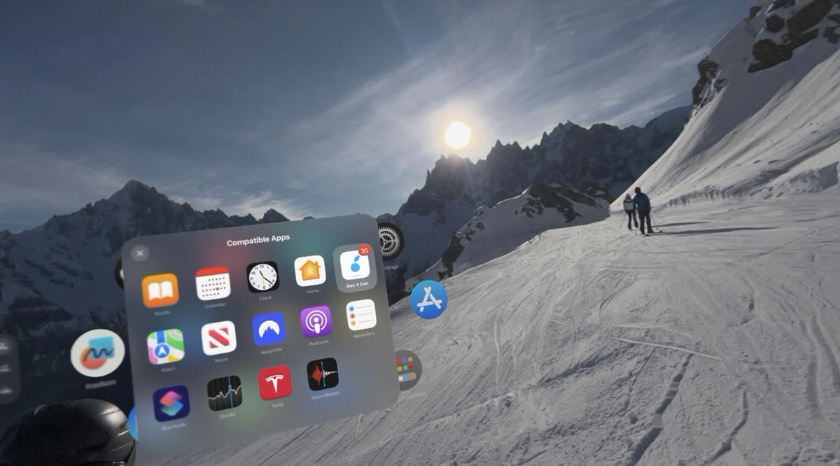 On a testé l'Apple Vision Pro au ski ! Un vrai potentiel, mal exploité