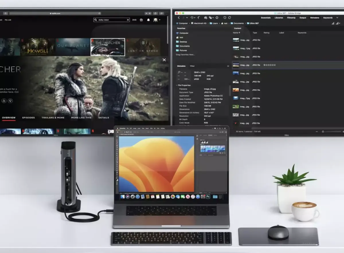 Ce dock Thunderbolt Satechi multiplie les sorties vidéo