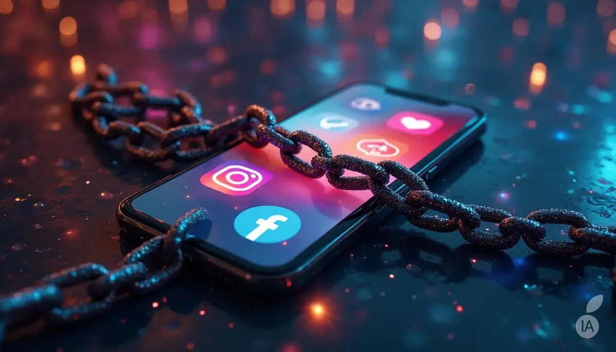 Loi r&eacute;seaux sociaux interdiction -15 ans