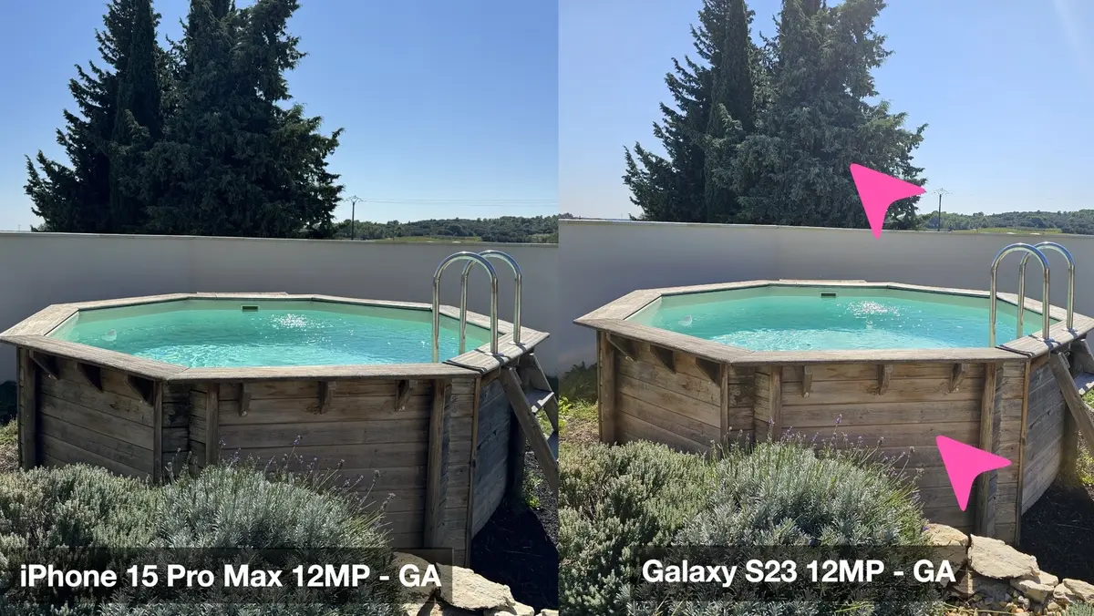 Test iPhone 15 Pro Max vs Samsung Galaxy S23 Ultra : comparatif photo/vidéo !