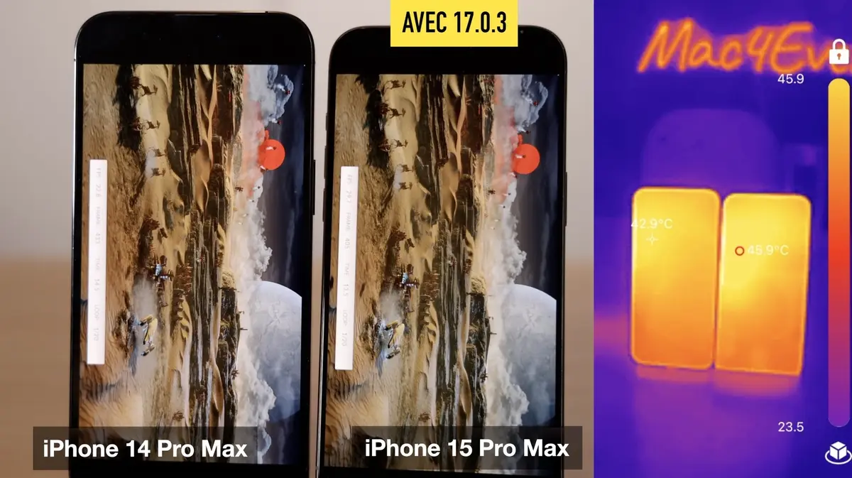 Test iPhone 15 Pro et 15 Pro Max : battre le titane quand il est chaud !