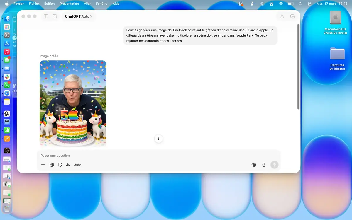 Quelques secondes suffisent pour avoir ce r&eacute;sultat