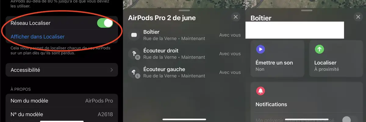 AirPods Pro 2 : comment utiliser la localisation précise