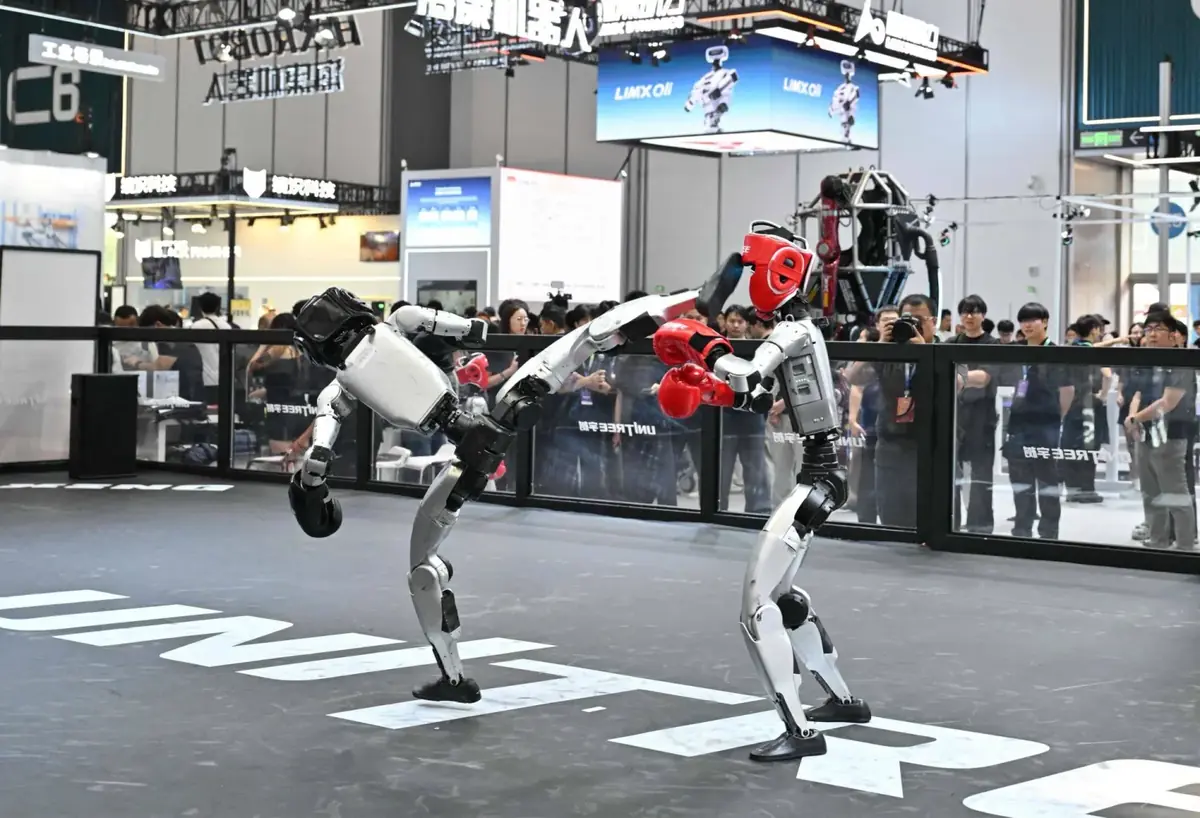 Les folles images des Jeux mondiaux des robots humano&iuml;des de P&eacute;kin