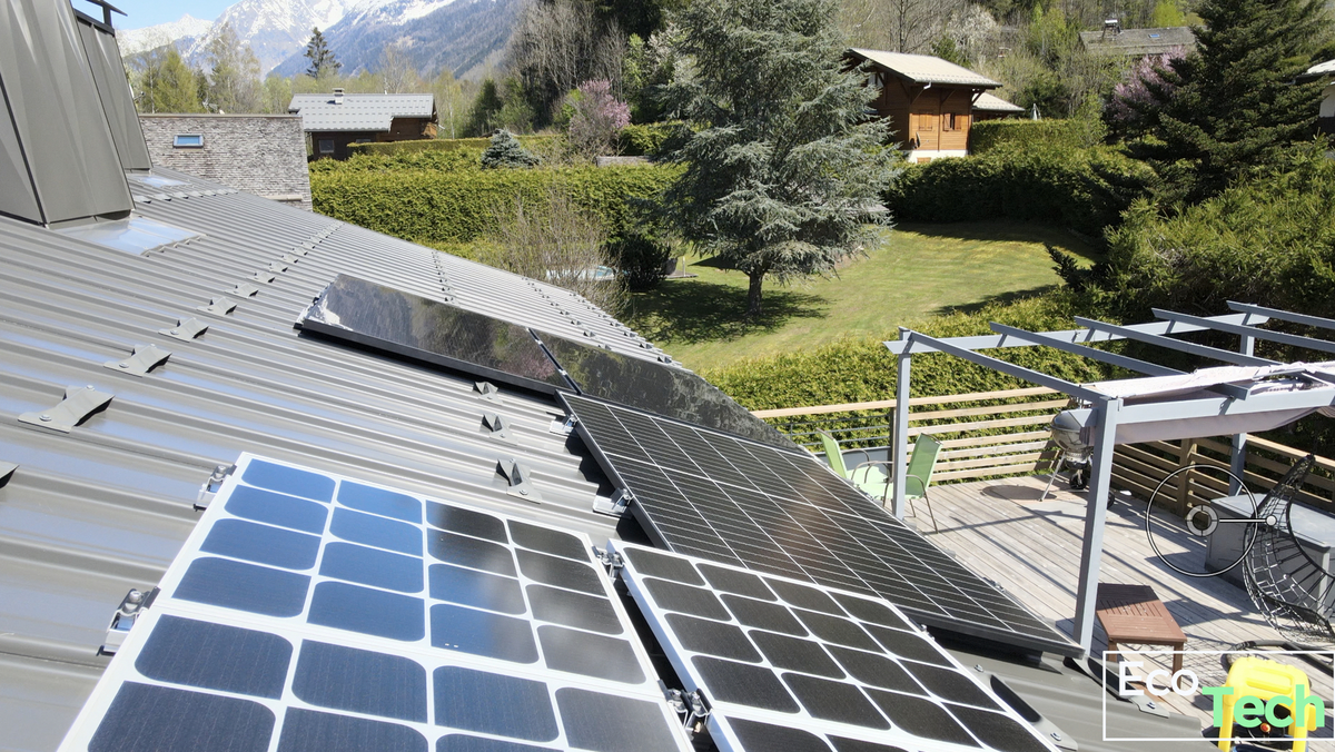 Installation de panneaux solaires Sunethic T800 sur un toit bac acier ! (+ Code promo )