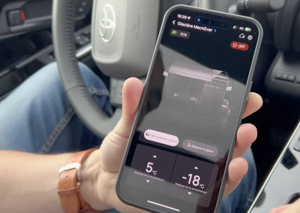 Test EcoFlow Glacier : frigo, congélateur, et machine à glaçons portable connectée !