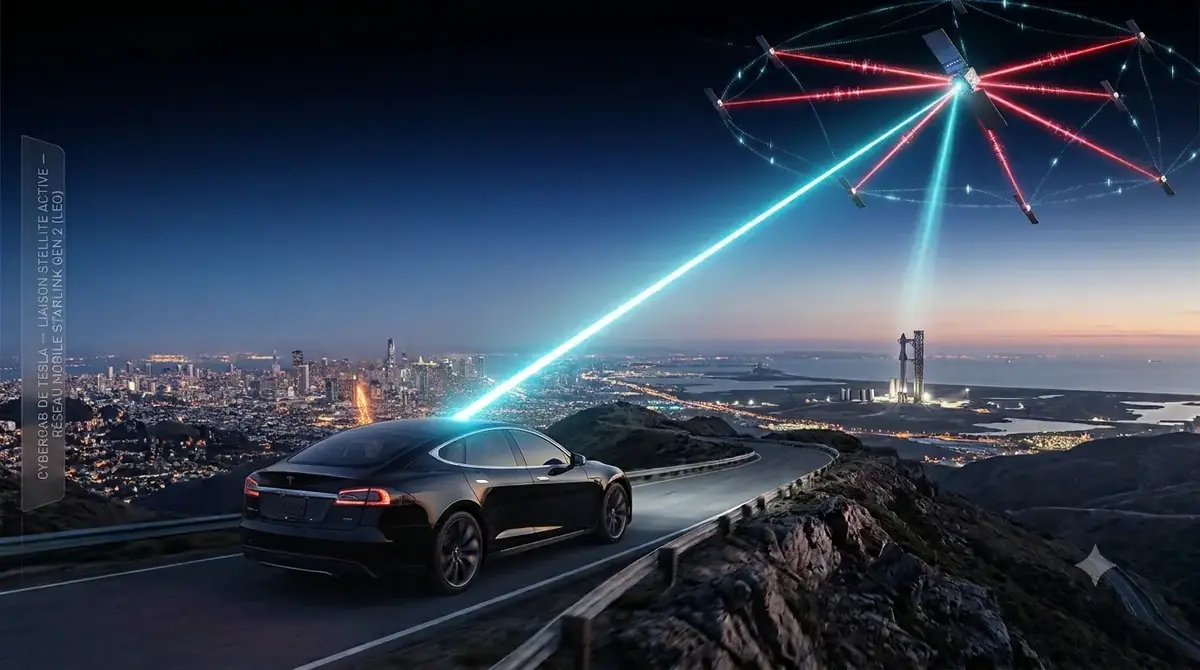 Tesla Starlink CyberCab