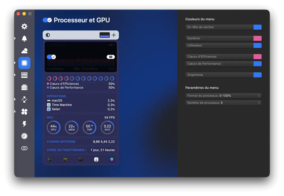 L&rsquo;app Mac du jour&nbsp;: iStat Menus vous affiche la sant&eacute; de votre ordinateur