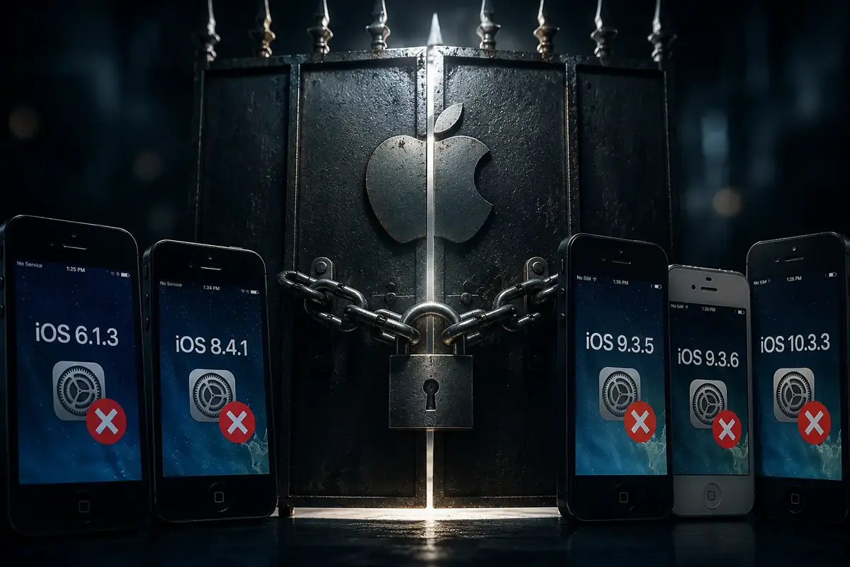 iOS vieux iPhone