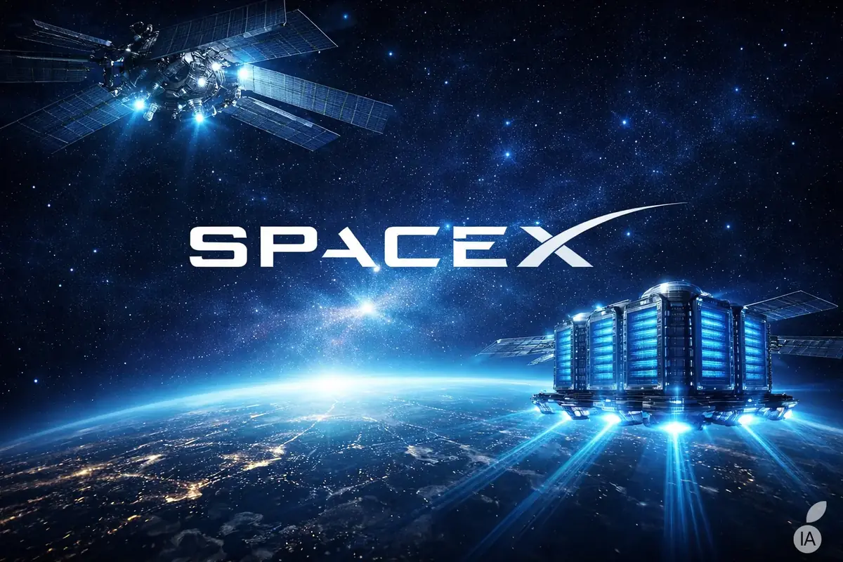 SpaceX data centers orbite