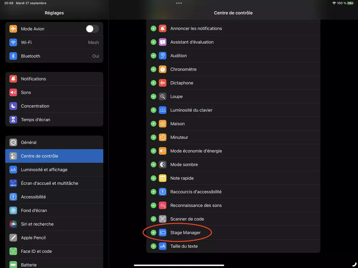 iPadOS 16 : comment activer Stage Manager sur un iPad Pro 2018/2020