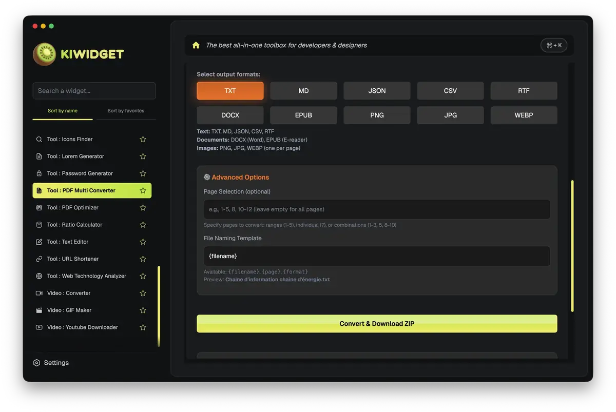 Connaissez-vous KiWidget, la boîte à outils avec des mini-widgets ultra-pratiques ?