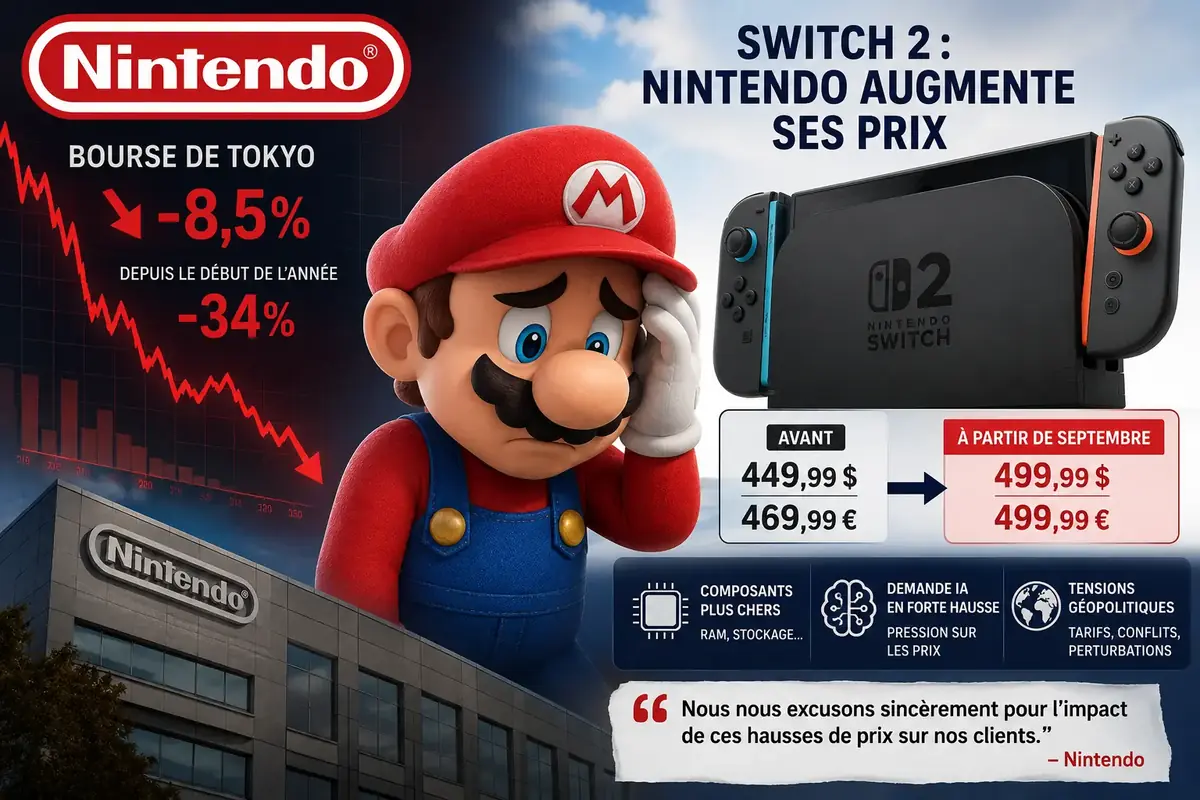 Nintendo Switch 2 Bourse