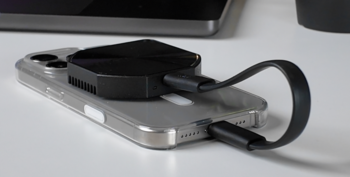 Petit test du SSD MagSafe/USBC pour iPhone, le MSI Datamag 20Gbps