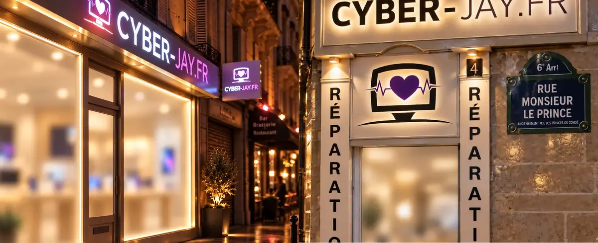 Cyber-Jay ateliers r&eacute;paration Mac Paris