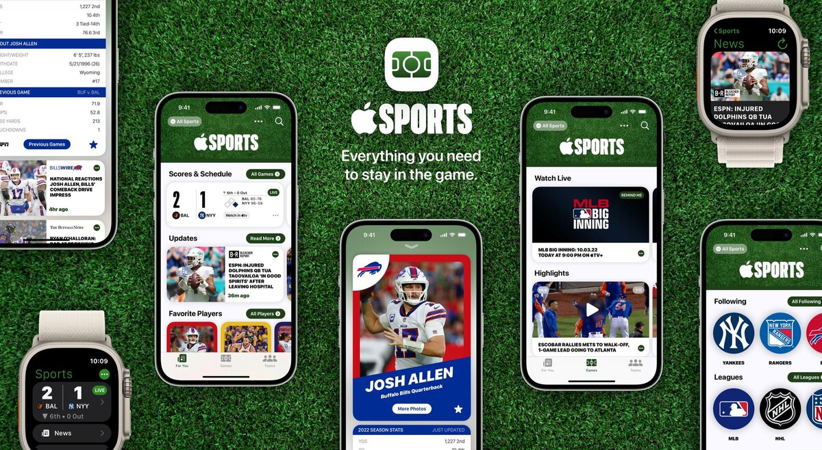 Concept : Apple Sports, une app fusionnant Apple News et Apple TV+ dédiée au sport